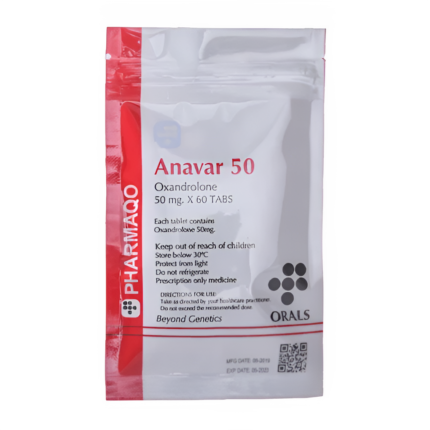 Pharmaqo US – ANAVAR 50MG X 60 - Stero Drop