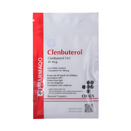 Pharmaqo US – CLENBUTEROL 40MCG X 100 - Stero Drop